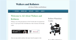 Desktop Screenshot of erollatorwalker.com
