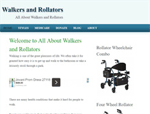 Tablet Screenshot of erollatorwalker.com